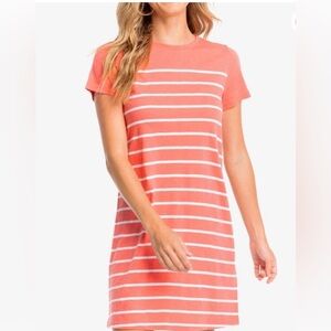 Southern Tide Striped Tee Dress. NWT